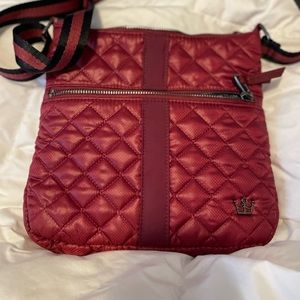 Oliver Thomas Kitchen Sink Cellphone Crossbody in Bordeaux - used once - EUC!